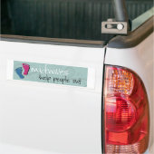 verloskundigen helpen mensen bumpersticker (Op Truck)
