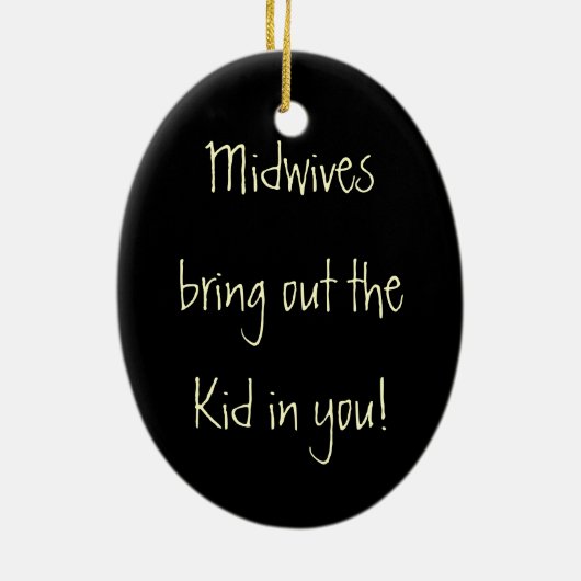 Verloskundigen Keramisch Ornament (Achterkant)