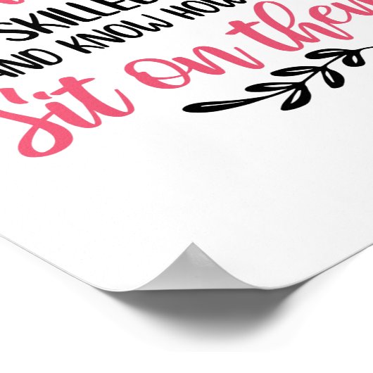 Verloskundigen Verloskundige Verloskundigen Moeder Poster (Hoek)