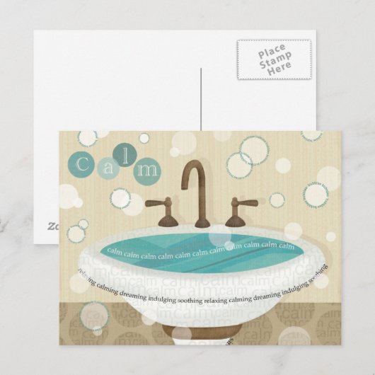 Verlossend water briefkaart (Voorkant / Achterkant)