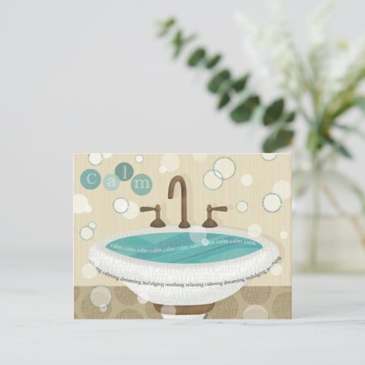 Verlossend water briefkaart (Staand voorkant)