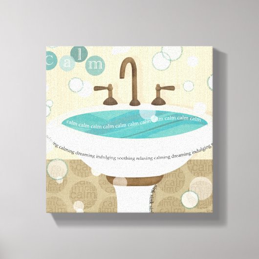 Verlossend water canvas afdruk (Voorkant)