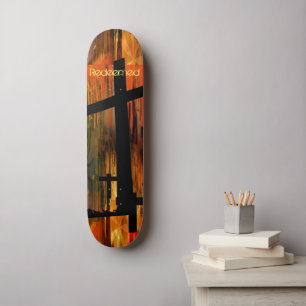 Verlossende Christelijke Kruis Abstract Skateboard