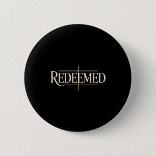 Verlossende Evangelische Christelijke Geloof Sterk Ronde Button 5,7 Cm
