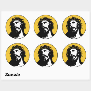 Verlosser De Weg De Waarheid En Het Leven Wit Ronde Sticker