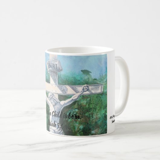 Verlosser Kerstmis Pasen Doop Heilige Week Koffiemok (Voorkant rechts)