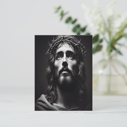 Verlosser's diepe hemelse reflectie briefkaart (Staand voorkant)