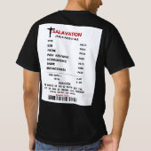 Verlossing: Jezus betaalde de ultieme prijs T-shirt (Achterkant)