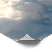 Verlossing, Kruis in de wolken, Poster (Hoek)