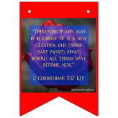 Verlossing van de Beast Scripture Bunting Banner (Eerste vlag)