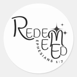 Verlost Christelijke Tekst Sticker Bijbelse Sticke