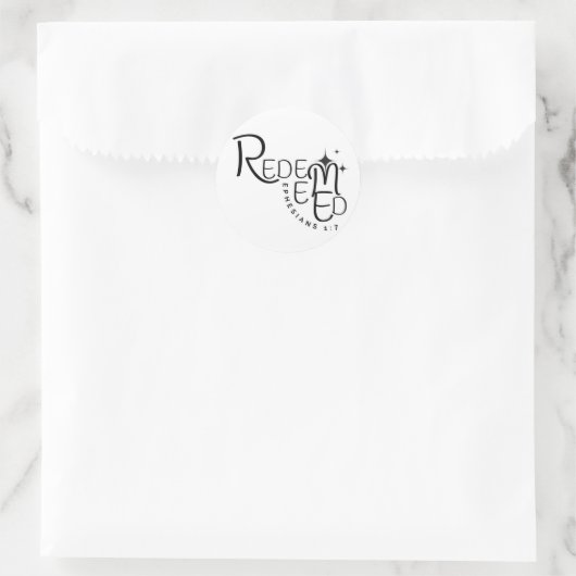 Verlost Christelijke Tekst Sticker Bijbelse Sticke (Tas)