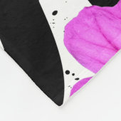 Verlost en gekroonde digitale collage Christelijke Fleece Deken (Hoek)