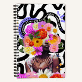 Verlost en gekroonde digitale collage Christelijke Notitieboek (Voorkant)