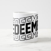 Verlost Psalm 107:2 Grote Koffiekop (Voorkant)