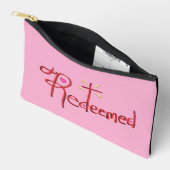 ‘Verlost’ Zwart en Roze Accessoirezak Etui (Open)