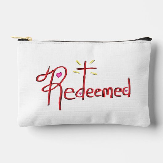 ‘Verlost’ zwart-wit accessoirezak Etui (Voorkant)