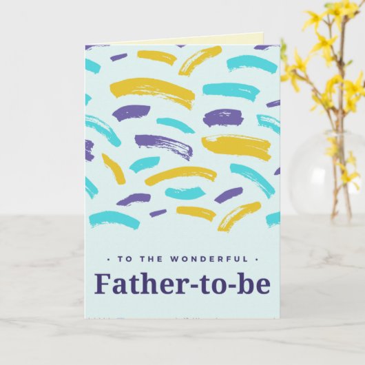 Verlovende Vader Zalige Vaderdag Wenskaart Kaart (Gele Bloem)