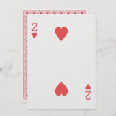 Verloving 2 van de Kaart van het Spelen van het Ge (Voorkant / Achterkant)