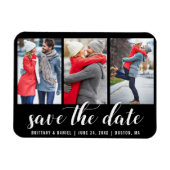 Verloving 3 Datum opslaan Blk Magneet (Horizontaal)