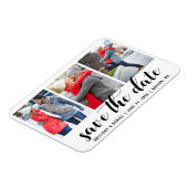 Verloving 3 Datum opslaan Foto Magneet (Linkerzijde)