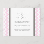 Verloving Aankondiging Briefkaart Roze grijs (Voorkant)