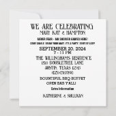 VERLOVING AANKONDIGING FEESTTIJD (Achterkant)