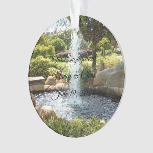 Verloving acryl Ornament (voorkant)