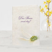 Verloving behalve de datumbloem kaart (Gele Bloem)