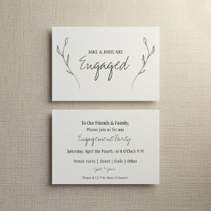 Verloving, bekendmaking van de betrokken partij aankondiging