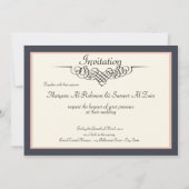 Verloving bismillah van de Islamitische bruiloft Kaart (Achterkant)