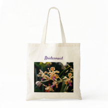 Verloving Bridesmaid Orchid Canvas tas