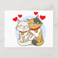 Verloving Bruidsfeest Rood Huwelijk Liefde Kat