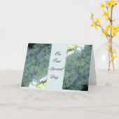 Verloving/bruiloft/Jubileum Kaart (Gele Bloem)