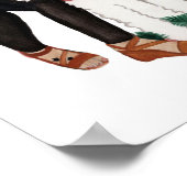 Verloving Bruiloft Paar Portret Print (Hoek)