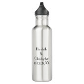 Verloving bruiloft voor stelletjes Kus me altijd Waterfles (Rechts)