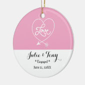 Verloving Cadeau Verloving Ornament - (Links)