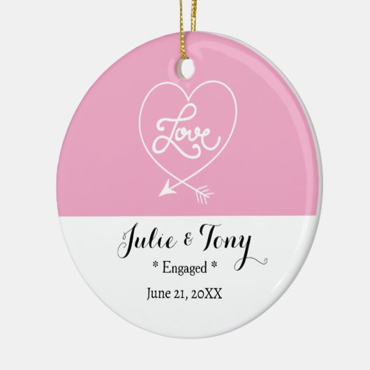 Verloving Cadeau Verloving Ornament - (Links)