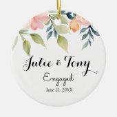 Verloving Cadeau Verloving Ornament - (Voorkant)