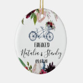 Verloving Cadeaus Keramisch Ornament (Rechts)