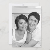 Verloving Chinese Love Spring Flowers Kaart (Achterkant)