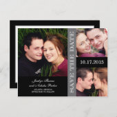 Verloving Collage Save the Date Aankondiging (Voorkant / Achterkant)