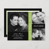 Verloving Collage Save the Date Aankondiging (Voorkant / Achterkant)