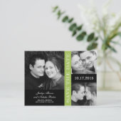 Verloving Collage Save the Date Aankondiging (Staand voorkant)