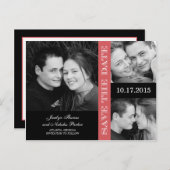 Verloving Collage Save the Date Aankondiging (Voorkant / Achterkant)