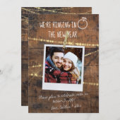 Verloving dat in Nieuw Jaar belt sparen de Datum (Voorkant / Achterkant)