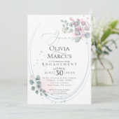 VERLOVING | De moderne Waterverf Eucalyptus Foliag Kaart (Staand voorkant)