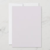 Verloving | Dusty Blue en Violet Foliage Kaart (Achterkant)