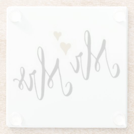 Verloving en bruiloft Onderzetters (Achterkant)