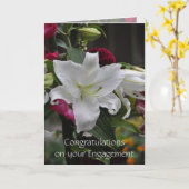 Verloving-felicitaties van Janz Kaart (Gele Bloem)